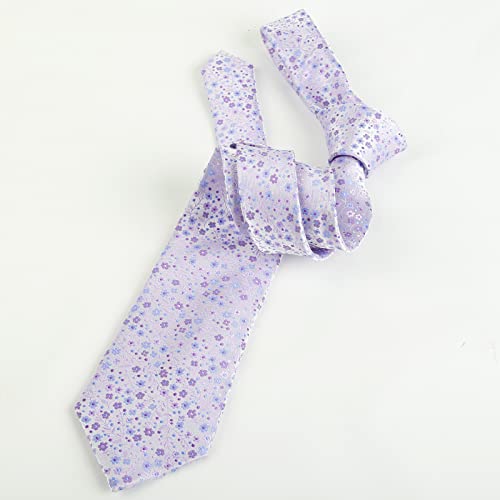 Image of Alizeal Mens 3 Pcs Long Sleeve Shirts Set | Pocket Square Necktie Perfect for Weddings Business Daily Wear