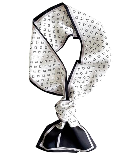 Head Scarf Hair Neck Scarves For Women Purse Bag Scarfs For Handbags Silky Long Thin Satin Headscarf Fashion Lightweight 59 * 5.9inch C4