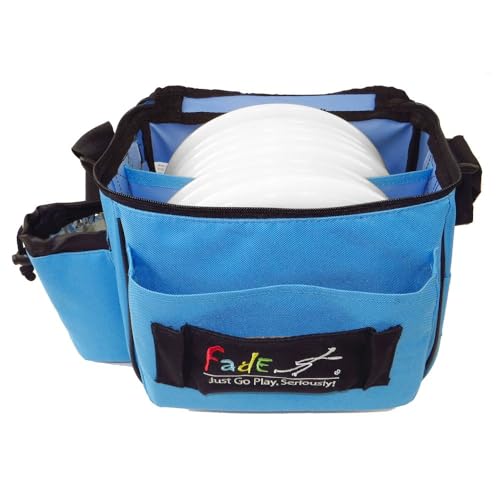 Mint Discs Fade Lite Disc Golf Bag | Starter Bag with 10+ Disc Capacity | Premium Lightweight Disc Golf Shoulder Strap