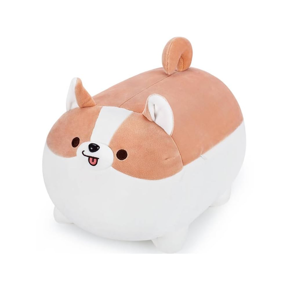 Auspicious beginning Shiba Inu Plush Pillows-16\'\' Corgi Plushie Stuffed Animals Giant Corgi Plush, Dog Plush Pillow Hugging Pillow Cushion Soft Shiba Plush Toy Big Stuffed Animals