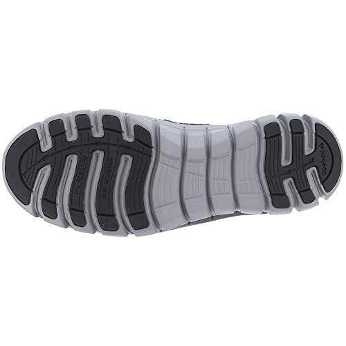 Image of Reebok Men's Rb4041 Sublite Cushion Safety Toe Athletic Work Shoe Black | Safety Work Shoes