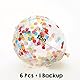 Yiran Bunte Konfetti-Luftballons, Latex, 30,5 cm, mit 1 Ballon-Ersatz und 1 Band, Dekorationen für Geburtstagsfeiern, Hochzeiten, Jubiläen und Feiern, 12 Stück