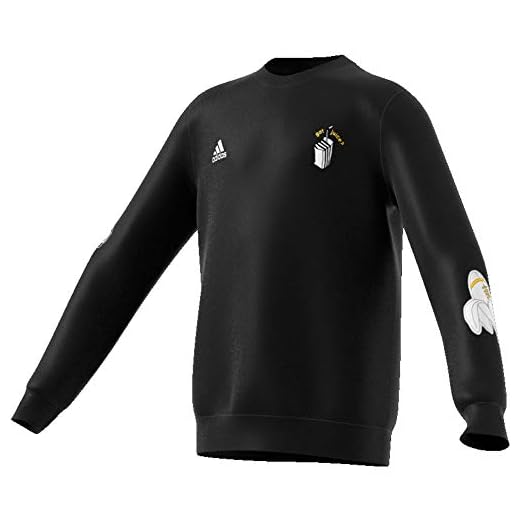 Adidas barn jumper college tröja svart/vit 176