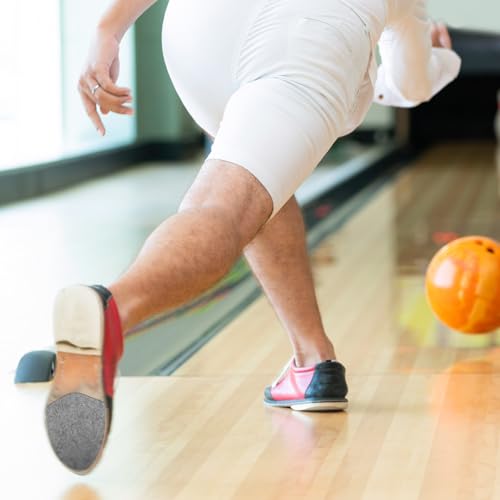 Image of 3 Pairs Bowling Shoe Slide Sole Bowling Accessories Replacement Felt Shoe Slide Pads for Men Women, One Size