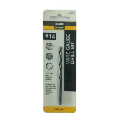 #14 3-3/8-inch Black Oxide Wire Gauge Drill Bit - Model 443572
