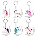 Clerfy Acc 41 Pieza Unicornio Pulsera Anillo Tatuajes temporales Niños Regalos