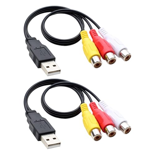 Limtula Prestazioni Cavi compositi USB 3RCA Design a doppia schermatura