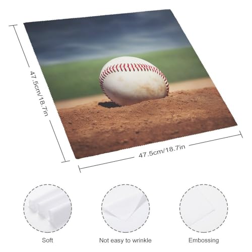 Servilletas de Tela Estampadas Baseball Pack x2 miniatura 2