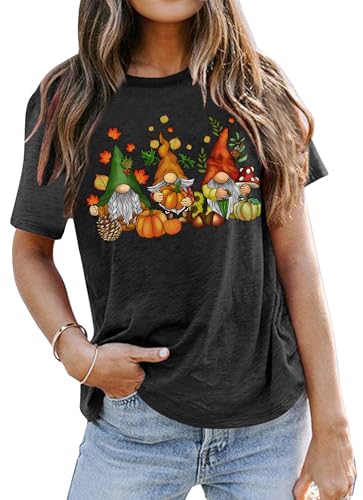 Image of Thanksgiving Shirts Women Turkey Gravy Beans and Rolls Tshirts Funny Turkey Graphic T-Shirt Family Thanksgiving Tops