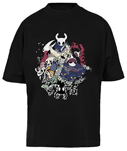 T-Shirt Oversize Unisexe Noir pour un Style Baggy au Quotidien