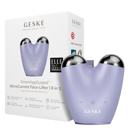 GESKE SmartAppGuided MicroCorriente Face Lifter 6 en 1