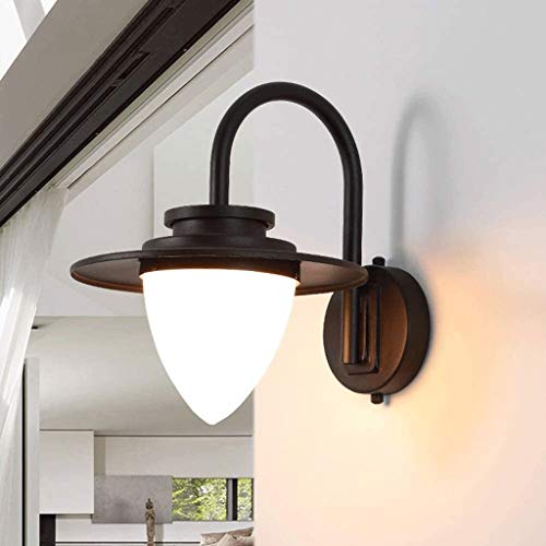 Lampe murale extérieure étanche E27 lumineuse led en fer de style simple