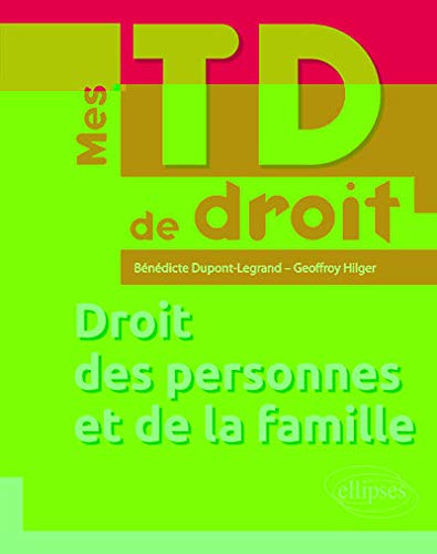 DROIT DES PERSONNES ET DE LA FAMILLE
