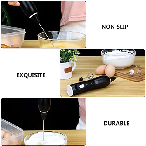 Luxshiny Vaporizador de Leche Eléctrico Portátil: Batidor de Huevos Pequeño Mezclador de Espuma Recargable para Café con… - Imagen 6