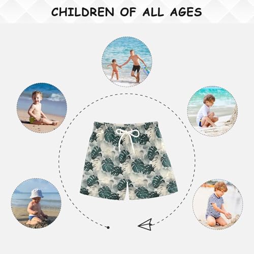 Toddler Boys Swim Trunks Kids Swim Shorts with Pockets Bathing Suit Boy Swimsuit Summer Beachwear4