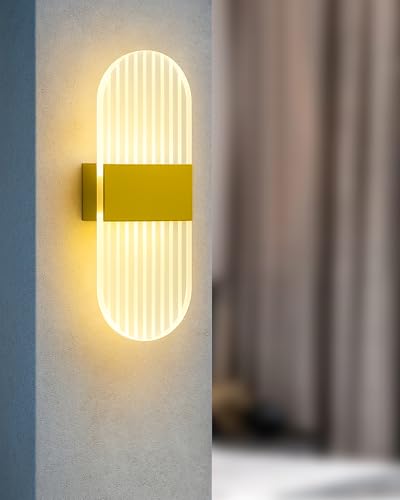 Homesake® Modern LED Acrylic Wall Light for Living Room | Frosted...