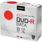 【TYコードシリーズ】HIDISC DVD-R データ用 16倍速 4.7GBケース 10枚