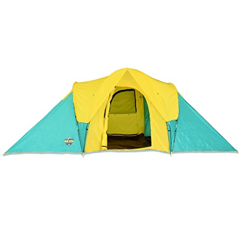 Carpa de camping para 9 personas verano espaciosa e impermeable