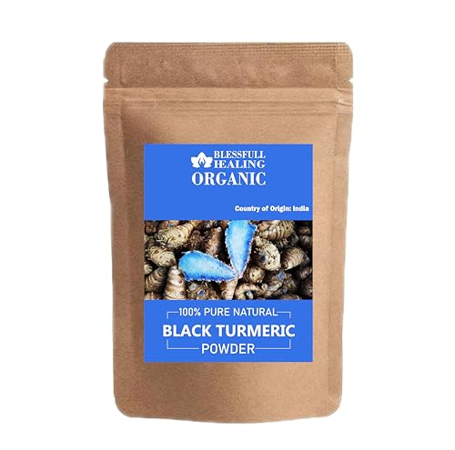 Blessfull Healing Organic Black Turmeric Powder 100% Pure Natural 200 Gram / 7.05 oz
