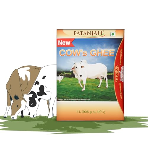 Image of Patanjali Cow's Ghee, 1L(1 kg)