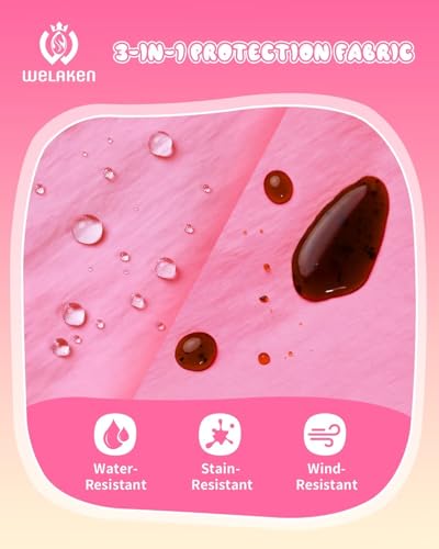 Girls Lightweight Jacket Waterproof Windbreaker Hooded Rain Coats with Pockets4