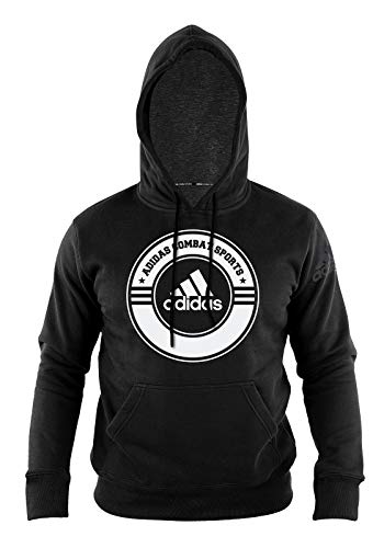 adidas Fashion Combat Sports Hoody, Schwarz/Weiß, M EU