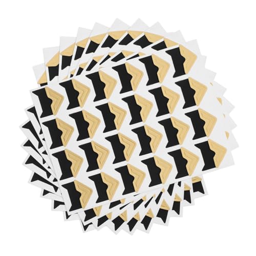 KALLORY 10pcs Self Adhesive Photo Corners for Scrapbooking Decorative Scrapbook Stickers for Memory Books