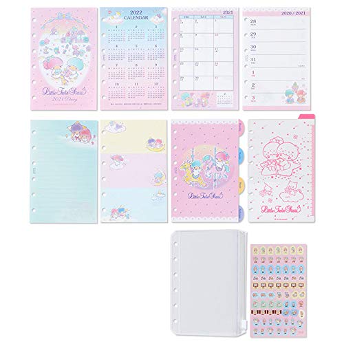 リトルツインスターズ システム手帳用リフィルセット 2021