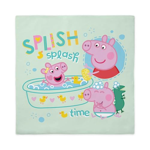 CafePress Peppa Pig: Splish Splash Queen Duvet Cover, Printed Comforter Cover, Unique Bedding