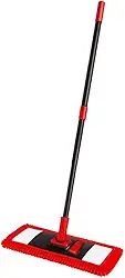 Mop Chenile Com Cabo Flexível 120 Cm Varre Tira Pó e Dá Brilho