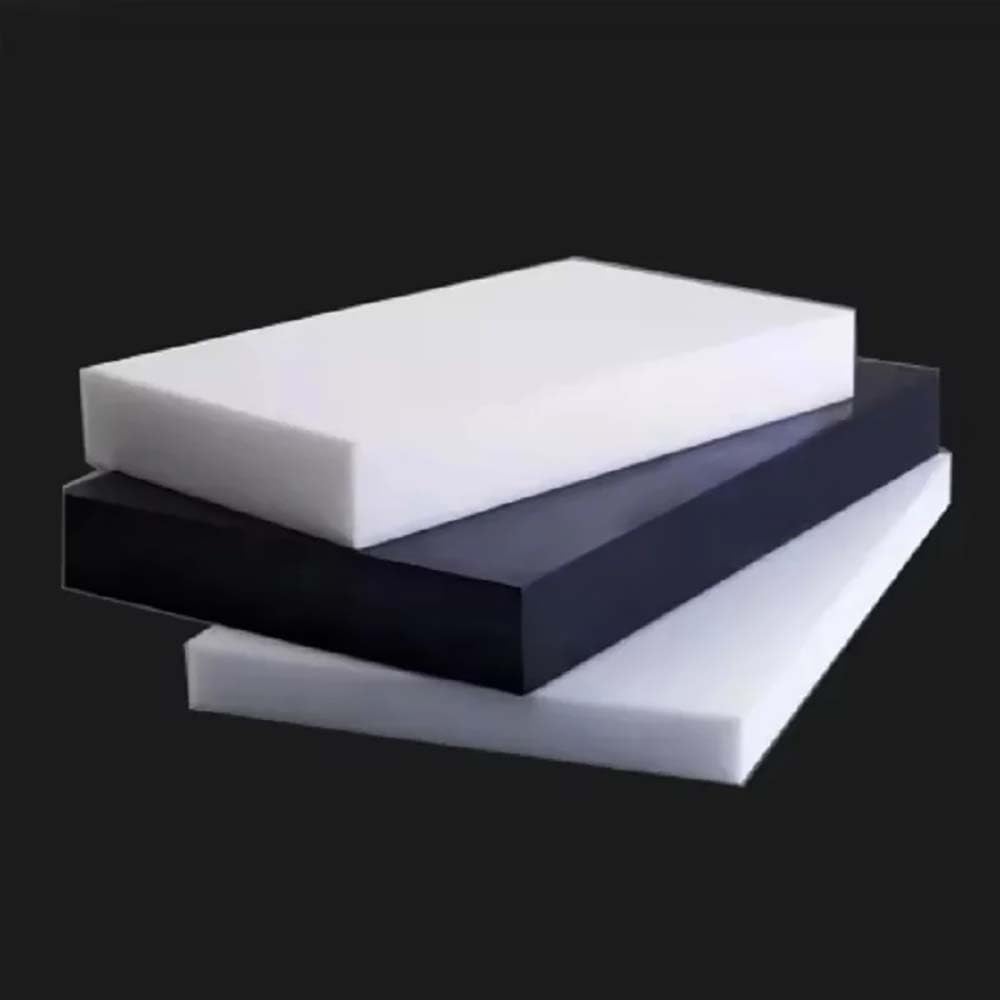 Schwarze/weiße POM-Platte 100x100mm, 3-60mm Dick - Technische Kunststoffplatte For CNC-Fräsen, DIY-Handwerkzeugteile Und Modellbau (1 Stück)(White,60x100x100mm)