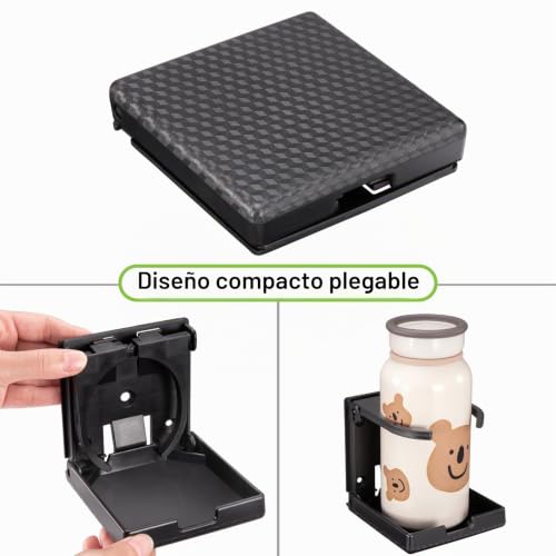Miniatura 6 de 2 Portavasos Coche, Soportes Plegables Para Bebidas Para Coche, Soporte Para Botellas, Para Autocaravanas, Yates, Furgonetas, Camiones, Casas, Se Adapta A La Mayoría De Tamaños De 60 A 100 Mm