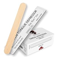 WARRIOR® STERILE EO Gas Sterilized Disposable Wooden Tongue Depressors (Pack of 100)