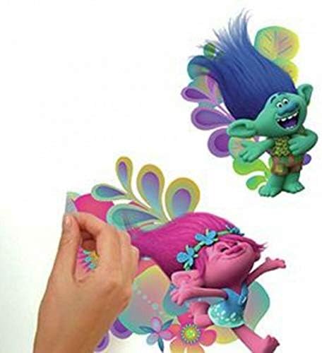 RoomMates RMK3400SCS Trolls Peel and Stick Wall Decals