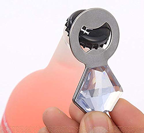 12 Pcs Shine Sparkle Pop Diamond With Gift Box Baby Shower Return Gifts For Guest Air Plane Travel Beer Bottle Opener Party Favor Wedding Birthday Decorations (Diamond Bottle Opener 12 Pcs) #TOP1