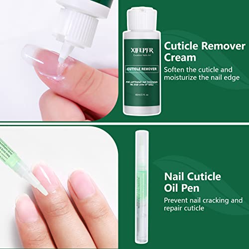 Xifepfr 1S-31W Cuticle Remover Kit - Cuticle Remover Cream & Cuticle Oil Pen thumb #3