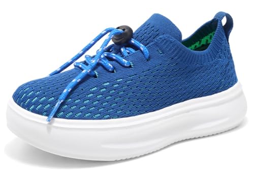 LLTMALL Kids' Non-Slip Running Shoes Breathable Mesh Sneakers for Boys Girls Lightweight Flexible for Playground School