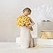 Willow Tree Good Cheer, Wishing You Sunny Days of Happiness, A Gift to Celebrate Friendships, for Those Who Love Flowers, Sculpted Hand-Painted Figure