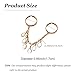 Chain Ring Cubic Zirconia Statement Gold Boho Adjustable Fashion Wedding Rings Engagement Ring for Women Anniversary Birthday Gifts