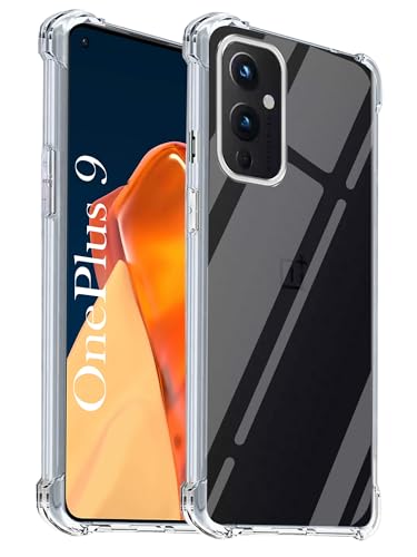 Image of Jkobi Back Cover for OnePlus 9 (Shockproof Crystal Clear Anti Yellow Case | Drop & Camera Protection | Hard Polycarbonate)