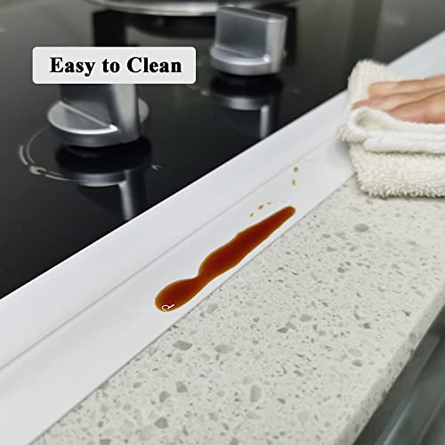 image for Dstorelhp 2PCs White Caulk Tape for Bath & Kitchen, 1.5