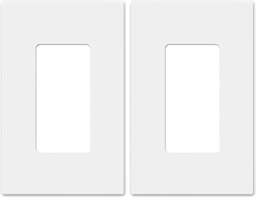 Miniatura 28 de ELEGRP Placas decorativas de pared de 2 segmentos sin tornillos, tamaño mediano, 4.88 pulgadas de alto x 4.94 pulgadas de largo, cubierta frontal