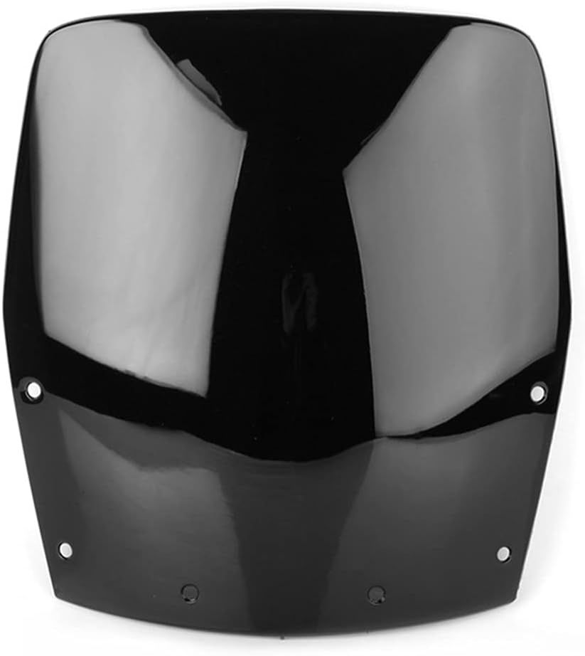 FLPRO Black Windshield Windscreen Wind Deflectors Double Bubble Compatible for Kawasaki Ninja 250 1988-2007 89 90 01 02 03 04 05 06