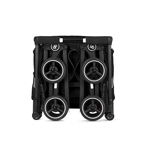 Gb Pockit+ All-Terrain, Ultra Compact Lightweight Travel Stroller With Canopy And Reclining Seat In Velvet Black #TOP3