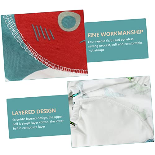 Abaodam 2 Unidades fraldas de bebê cueca de treinamento de recém-nascido fraldas de treinamento para