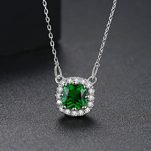 Bijoux en argent 925 collier de pierres précieuses pour femmes tendance