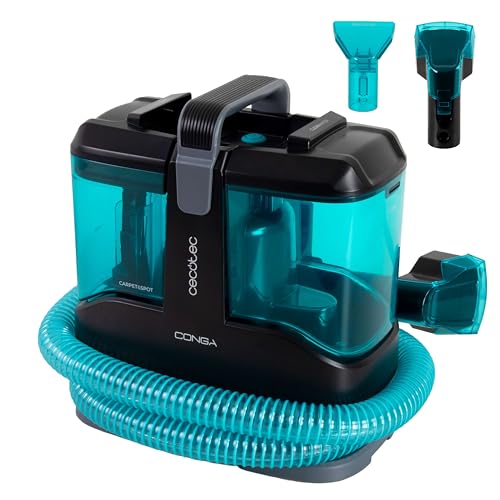 Cecotec Limpiador Aspirador de Tapicerias y Alfombras con Cable Compacto Conga 3000 Carpet&Spot Clean X-Treme. 450W, 13kPa, Depósito de Agua Limpia 1000ml y Agua Sucia 550ml, Spray Pulverizador Cecotec Limpiador Aspirador de Tapicerias y Alfombras con Cable Compacto Conga 3000 Carpet&Spot Clean X-Treme. 450W, 13kPa, Depósito de Agua Limpia 1000ml y Agua Sucia 550ml, Spray Pulverizador