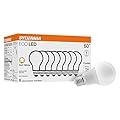 SYLVANIA ECO LED Light Bulb, A19 60W Equivalent, Efficient 9W, 7 Year, 750 Lumens, 2700K, Non-Dimmable, Frosted, Soft White - * Count (Pack of 1) (40821)