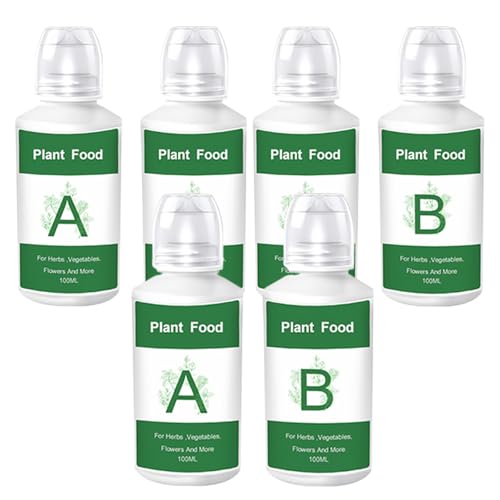 Fertilizante hidropónico, 6 piezas de alimentos de plantas hidrop...