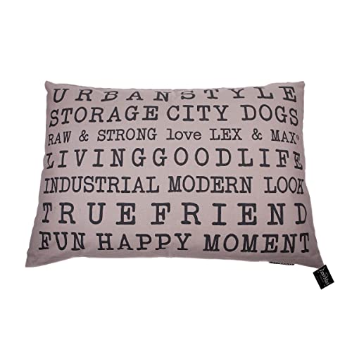 Funda Lex & Max Cover Rectangular Text Urban Arena 100x70 cm para cama de perro 2
